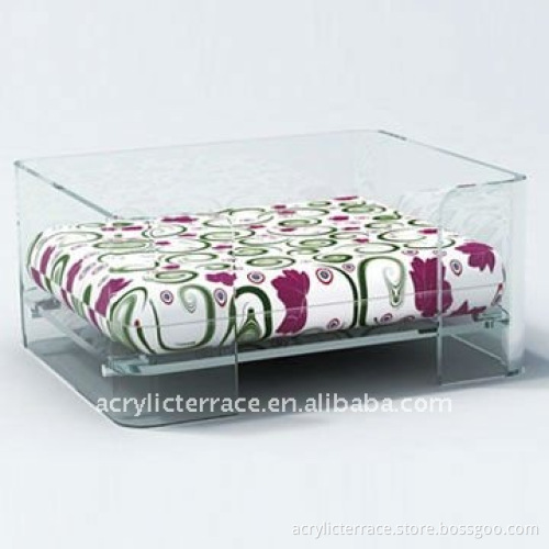 Frosted Perspex/Acrylic pet/dog/cat bed